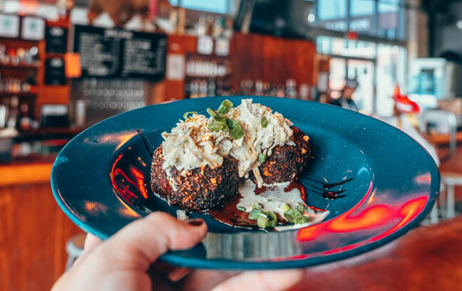 Nulu Food Tour Louisville Kentucky Feast Pork Cakes