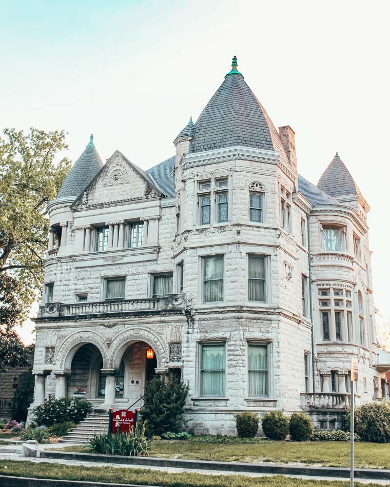 The haunted Conrad Caldwell House in historic Old Louisville Kentucky