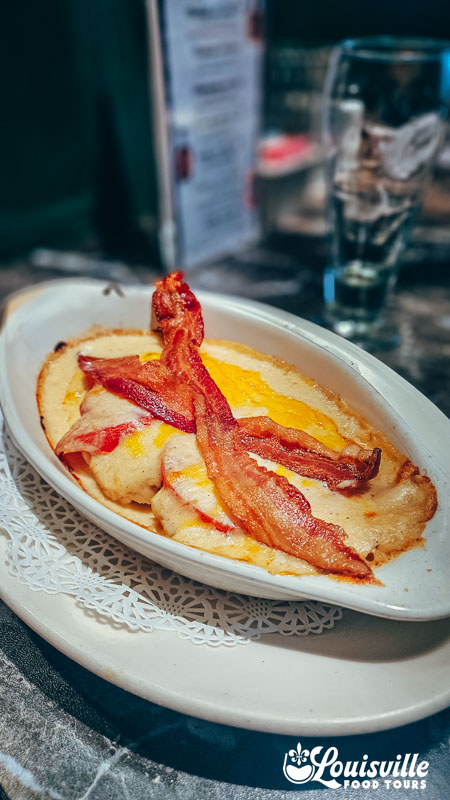 Hot Brown, the Louisville sandwich, on a tour with Louisville Food tours