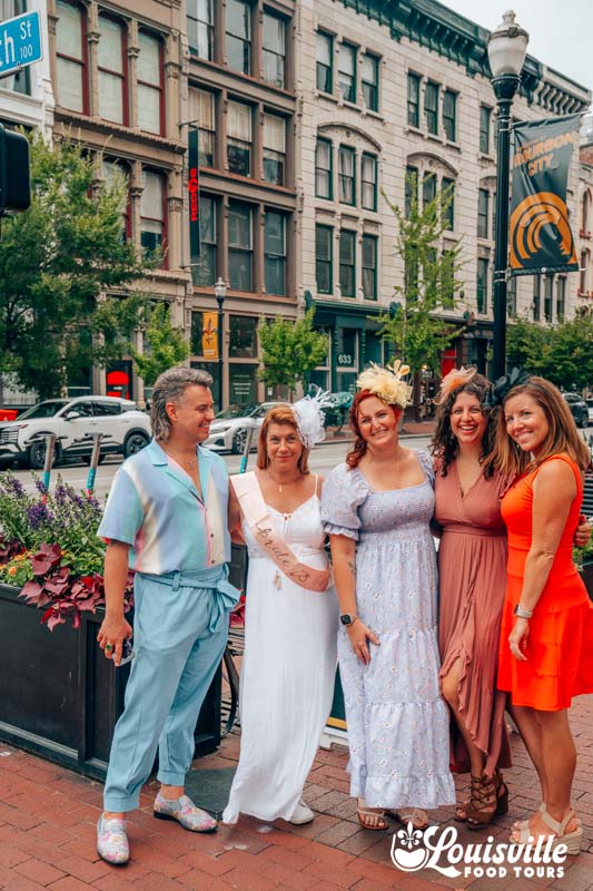 Bachelorette party in downtown Louisville Kentucky