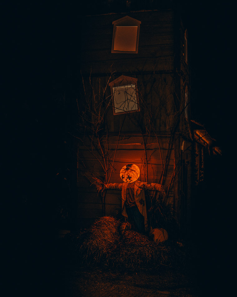 Haunted house in Louisville on Halloween