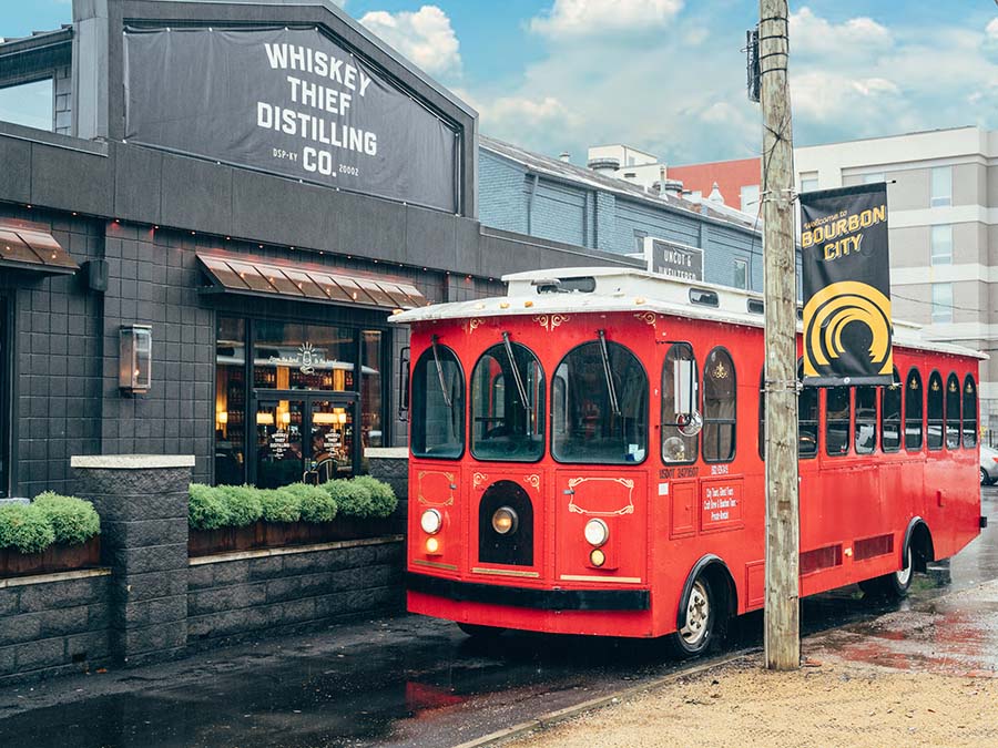 Bourbon Trolley at Whiskey Thief in NuLu